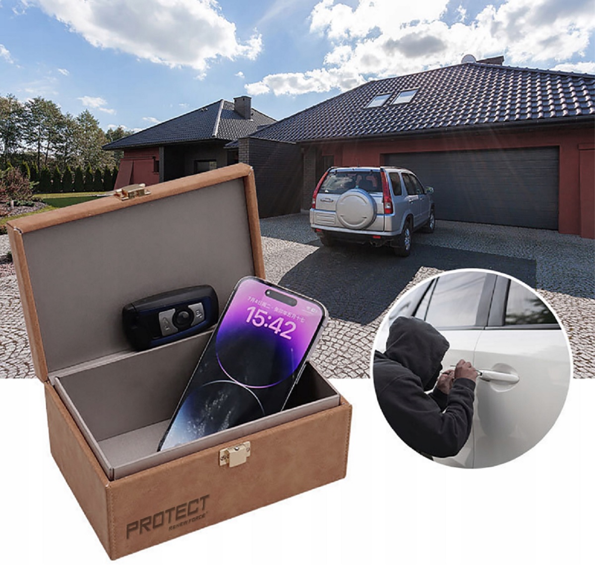 Puzdro na blokovanie signalu